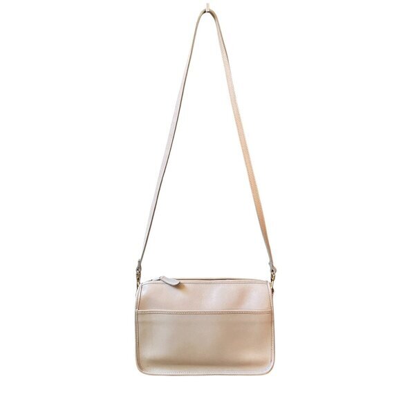 Partners Mervyns Handbags - Partners Mervyns Ivory Genuine Leather Crossbody Shoulder Bag
